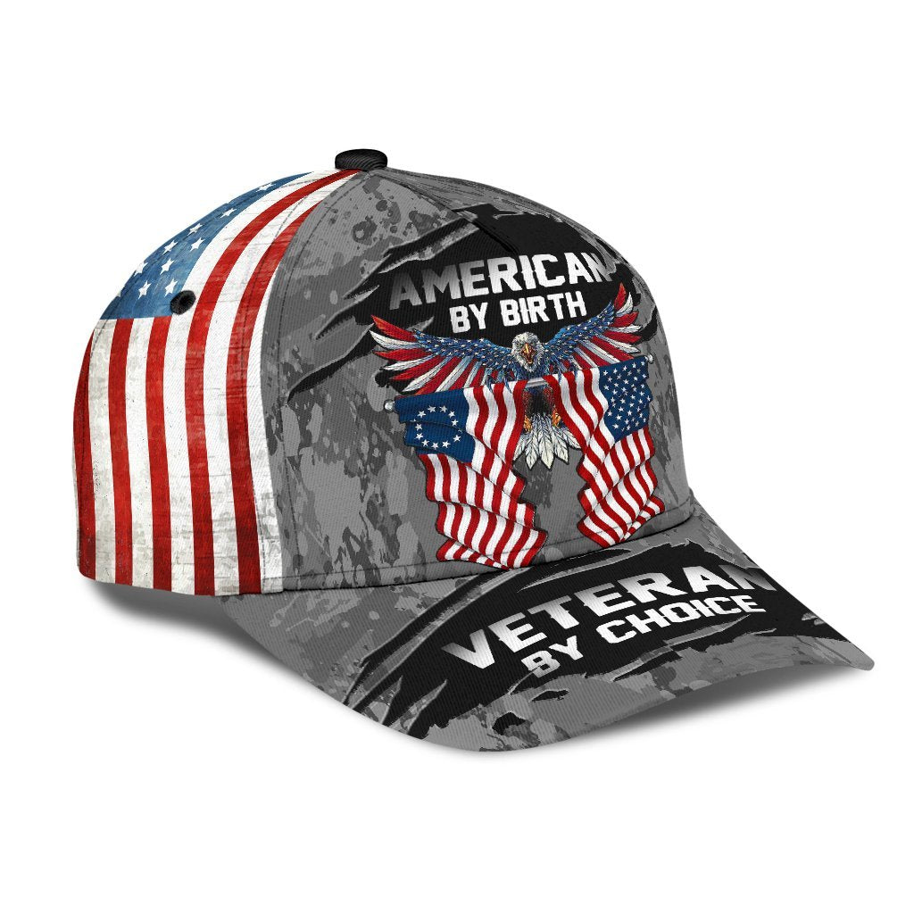 American By Birth Veteran Classic Cap 3D | Brosvet