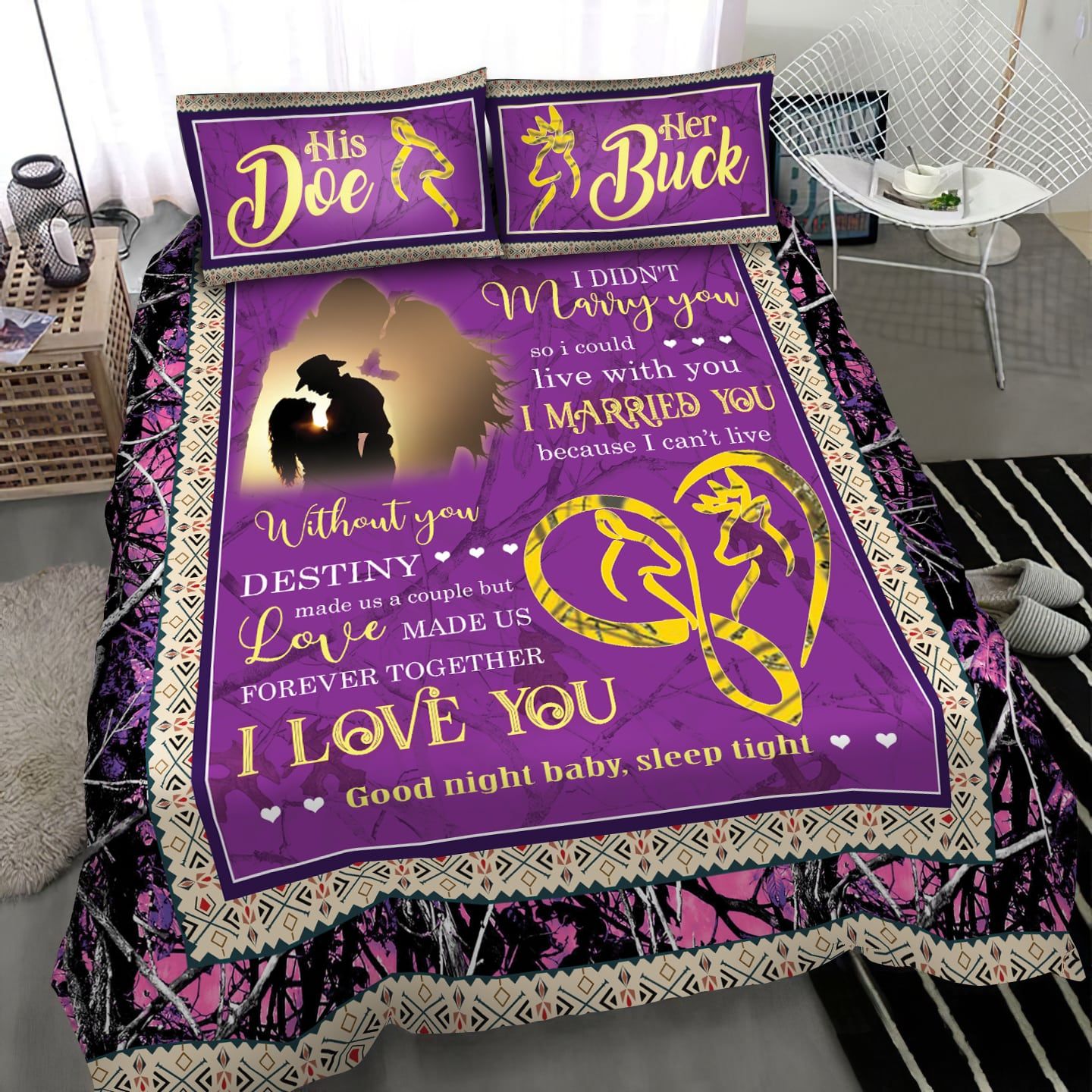 Premium Unique Hunting Couple BeVNing Set Ultra Soft and Warm VNVN180199HN