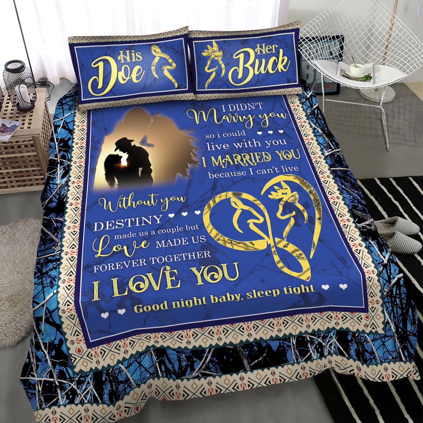 Premium Unique Hunting Couple BeVNing Set Ultra Soft and Warm VNVN180199HN