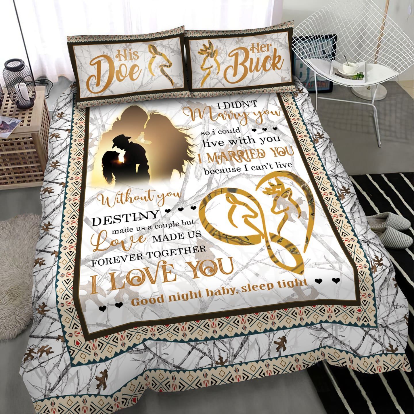 Premium Unique Hunting Couple BeVNing Set Ultra Soft and Warm VNVN180199HN