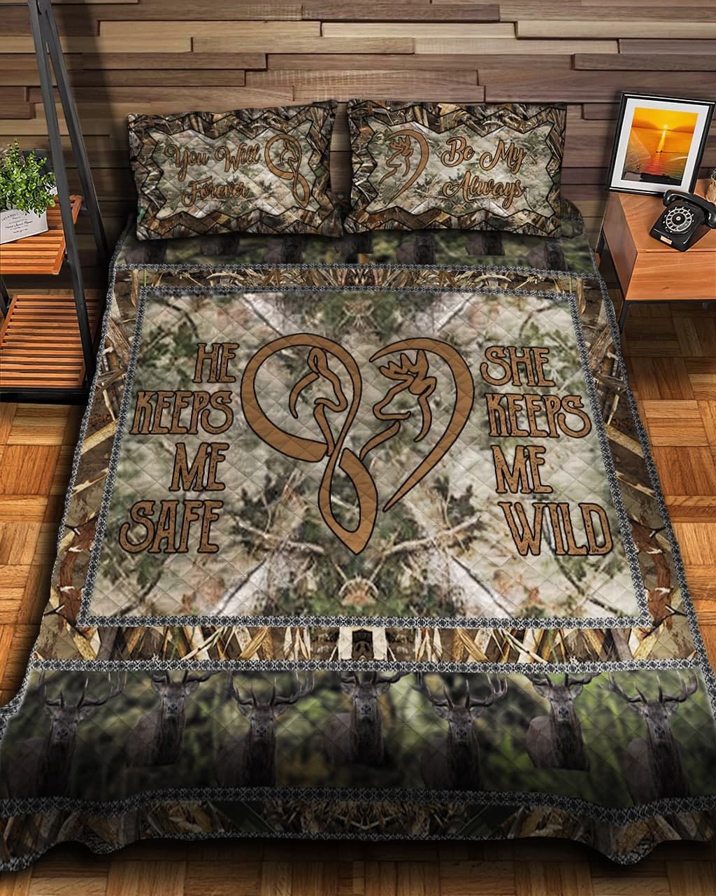 Premium Unique Hunting Couple BeVNing Set Ultra Soft and Warm VNVN210102SA