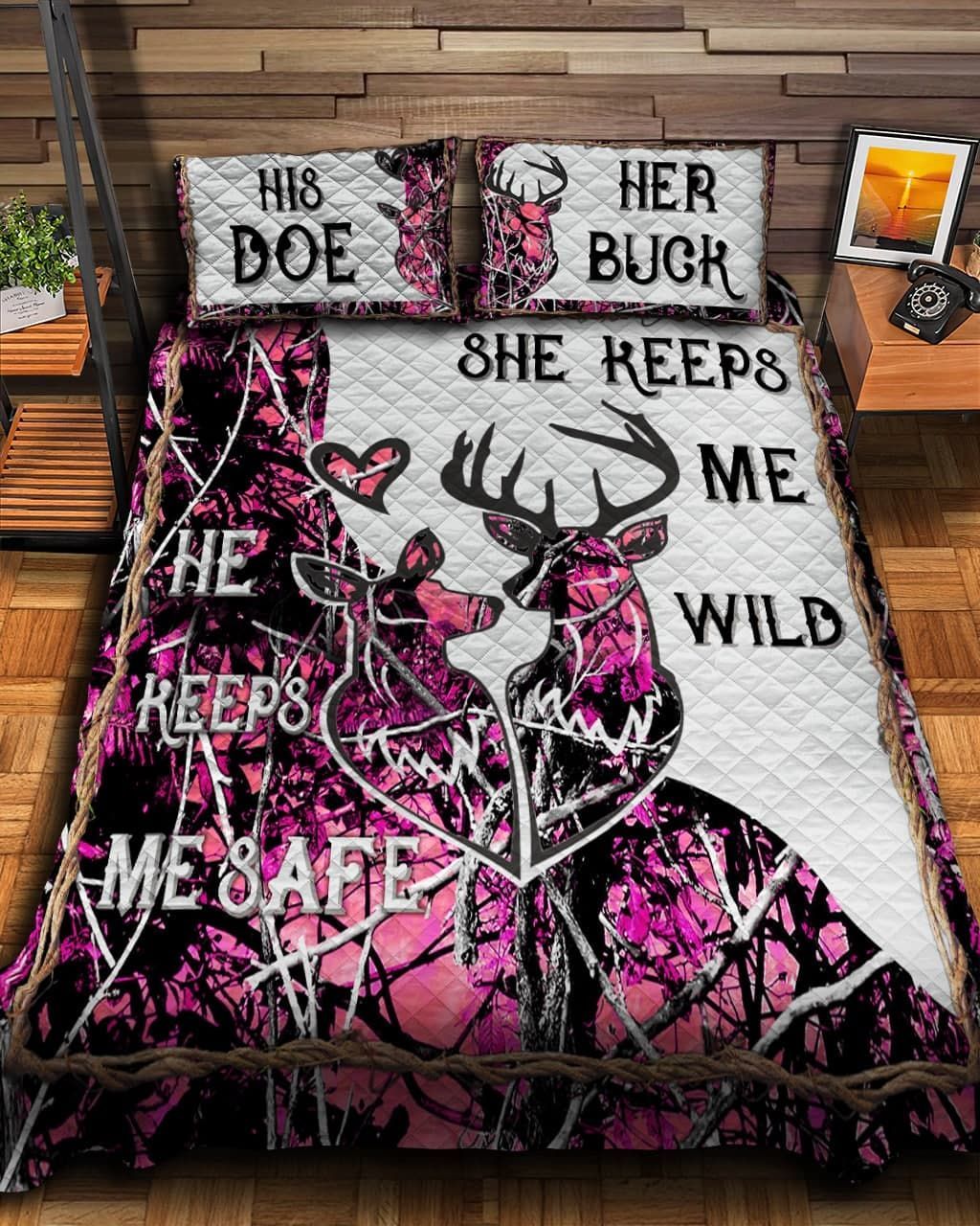 Premium Unique Hunting Couple BeVNing Set Ultra Soft and Warm VNVN210103SA