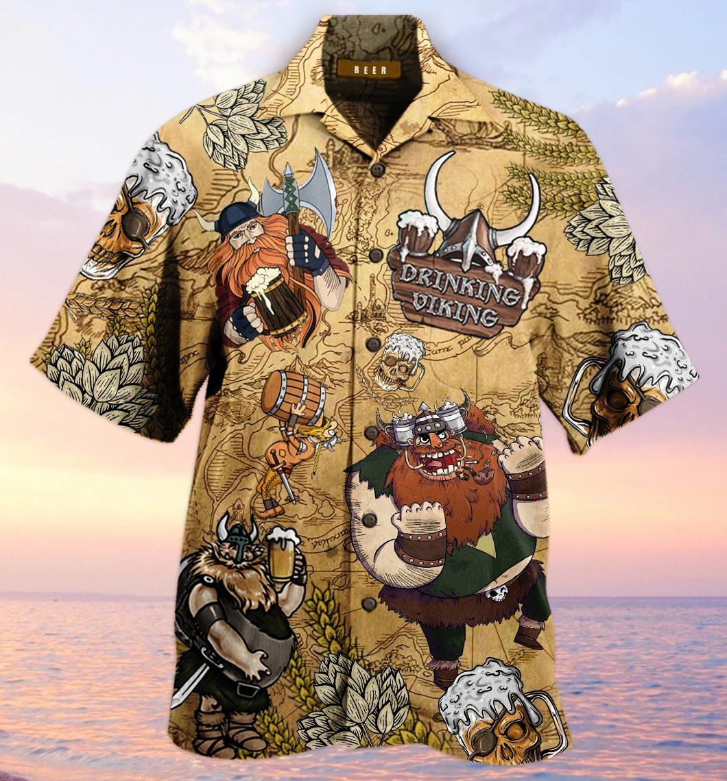 Premium Unique Viking Beer Hawaii Shirts Ultra Soft and Warm VN070310DS