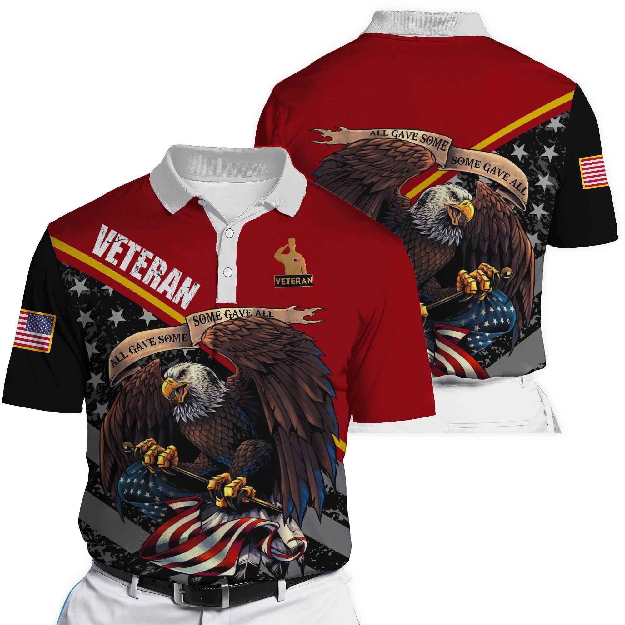 Premium Unique Patriot Polo Shirt Ultra Soft and Comfy T-shirt KV230314DS