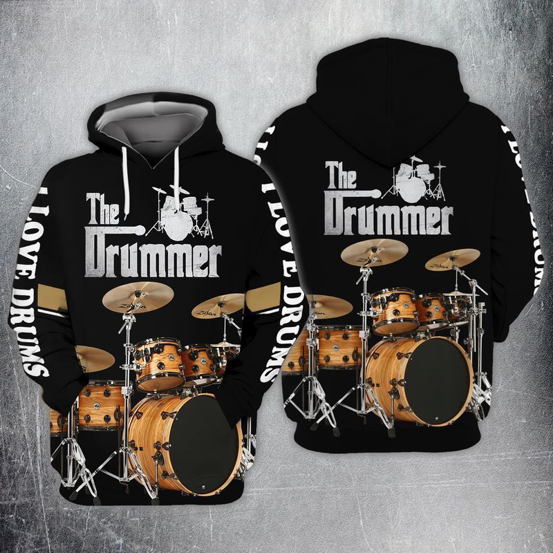 Premium Unique Drumer Zip Hoodie Ultra Soft and Warm VN250399DS