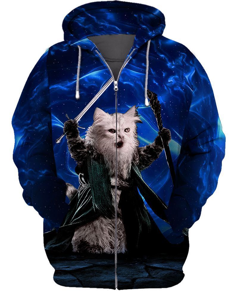 Premium Unique Witch Cat  Zip Hoodie Ultra Soft and Warm VN250319DS
