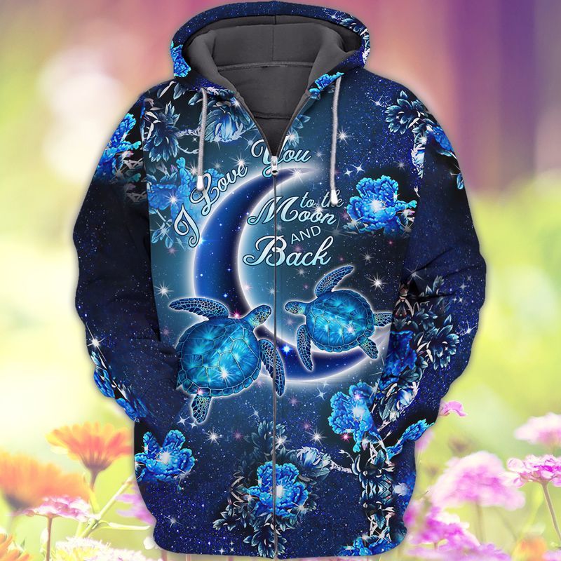 Premium Unique Turtle Zip Hoodie Ultra Soft and Warm VN250324DS