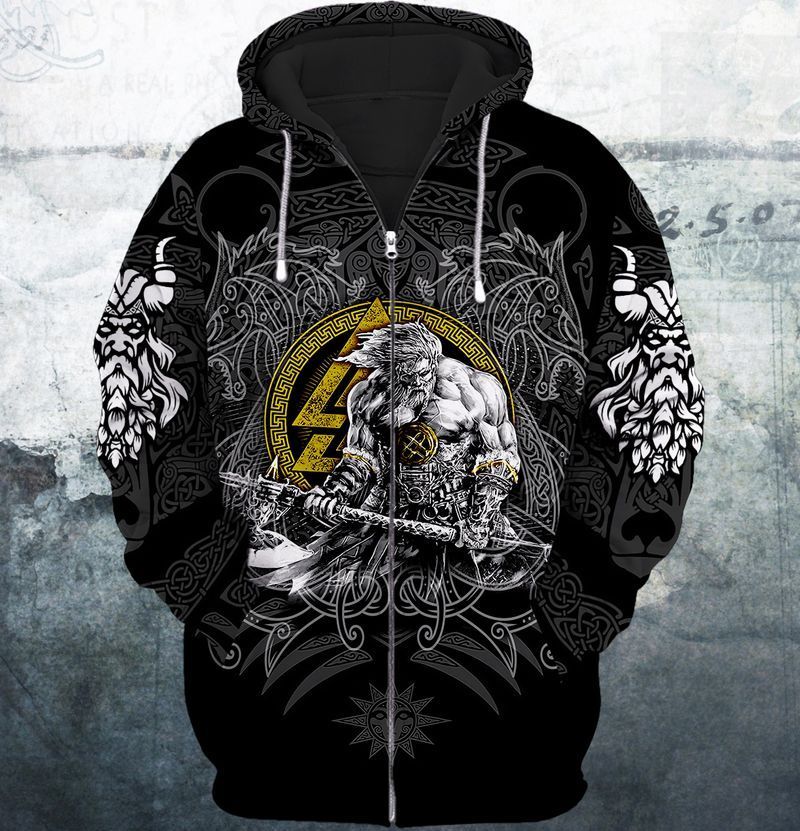 Premium Unique Viking Zip Hoodie Ultra Soft and Warm VN270320DS