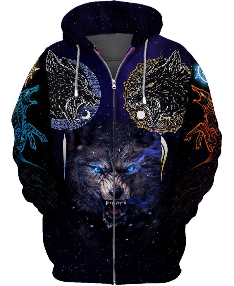 Premium Unique Viking Zip Hoodie Ultra Soft and Warm VN270319DS