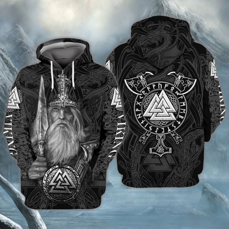 Premium Unique Viking Zip Hoodie Ultra Soft and Warm VN050411DS