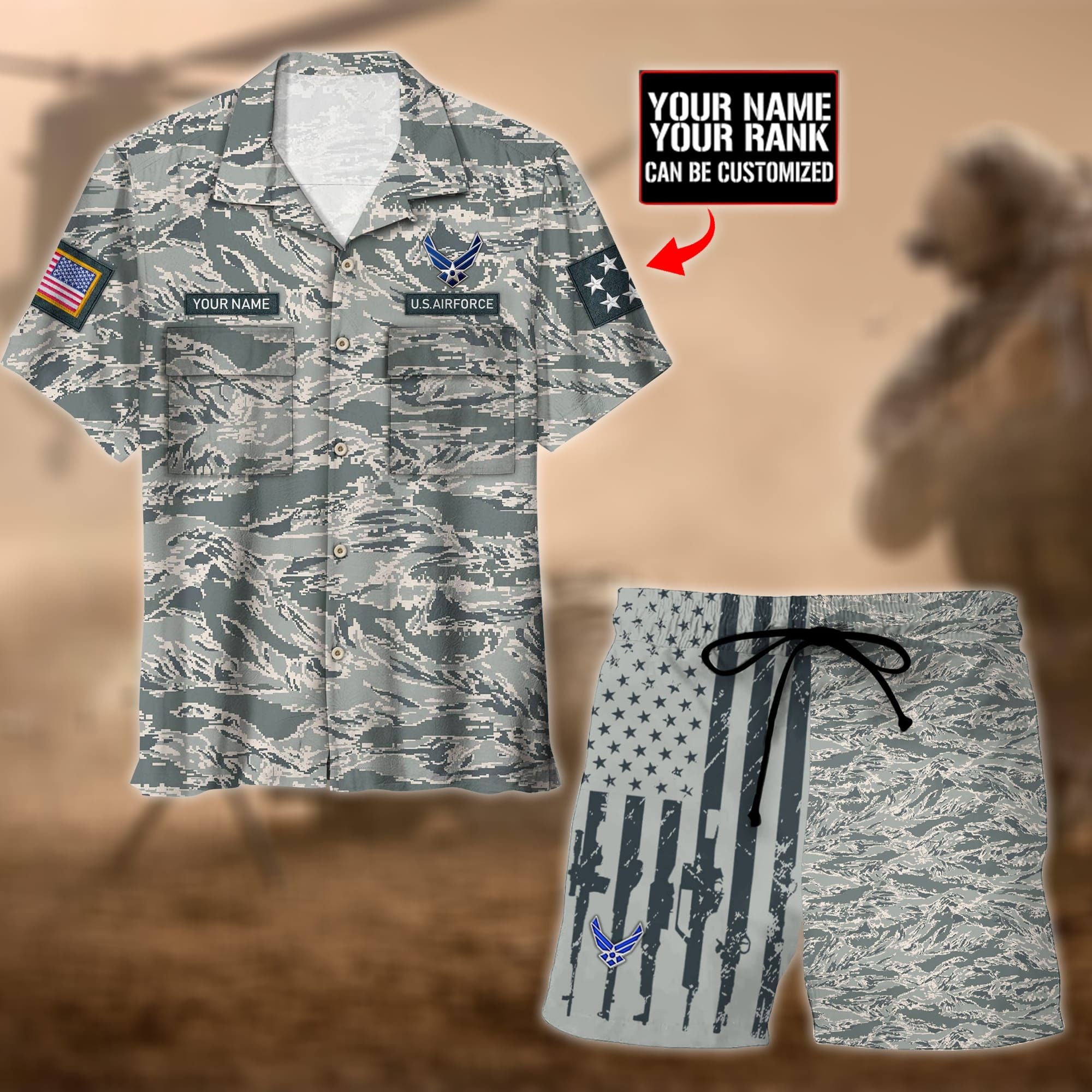 Premium Unique U.S Air Force Hawaii Set Ultra Soft NDT090701XX