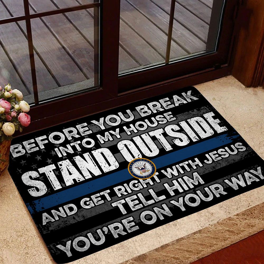 Premium Unique U.S Navy Door Mat Ultra Soft NDT120703XX
