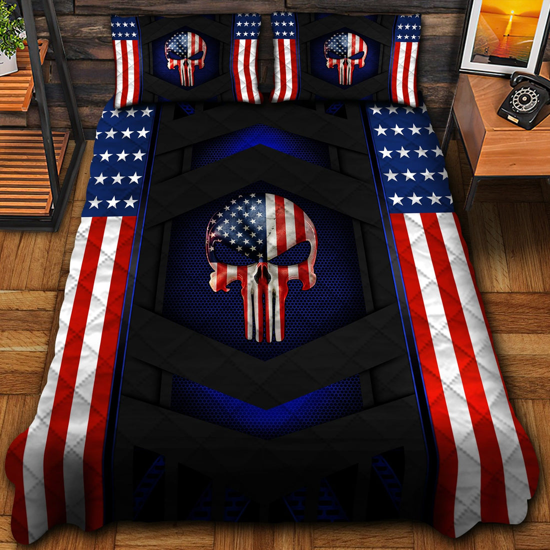 American Skull Bedding Set TVN090901
