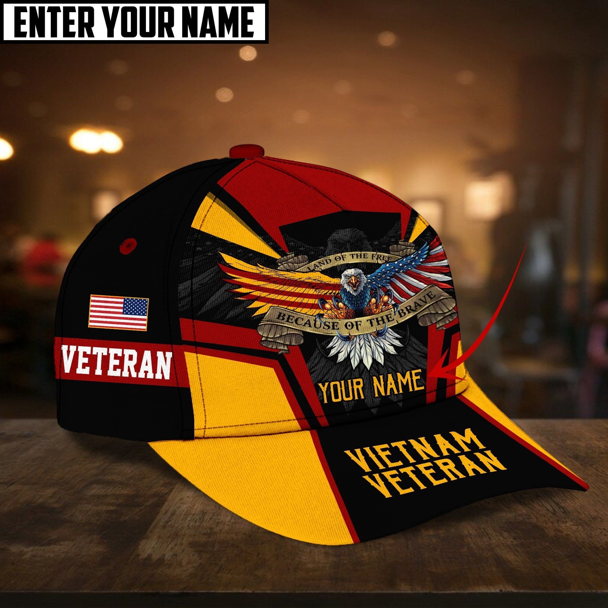 Premium Unique Vietnam Veteran Cap PVC071008