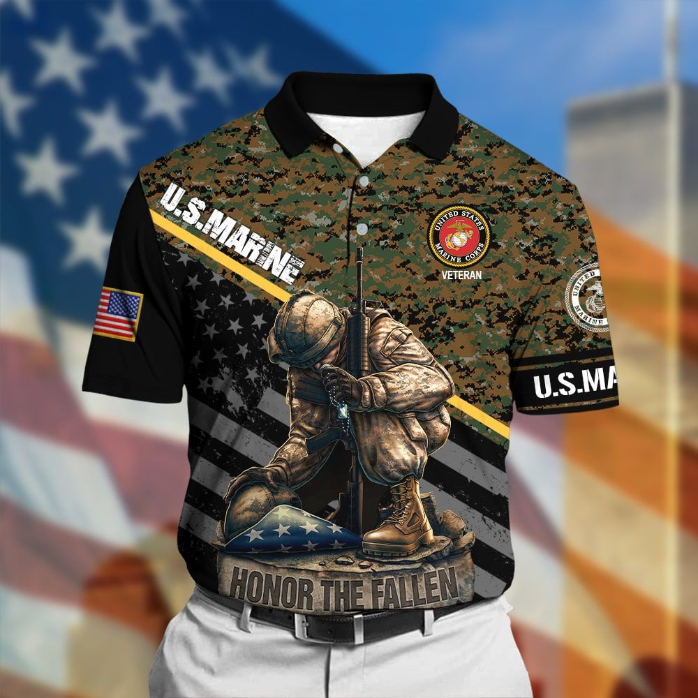 Honor The Fallen Veteran Polo Shirt TVN161001