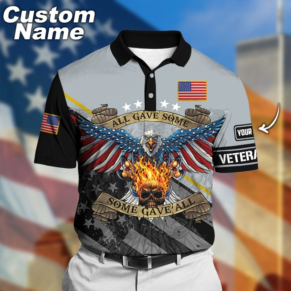 Premium Custem Personalized Name Veteran Army NVT111003