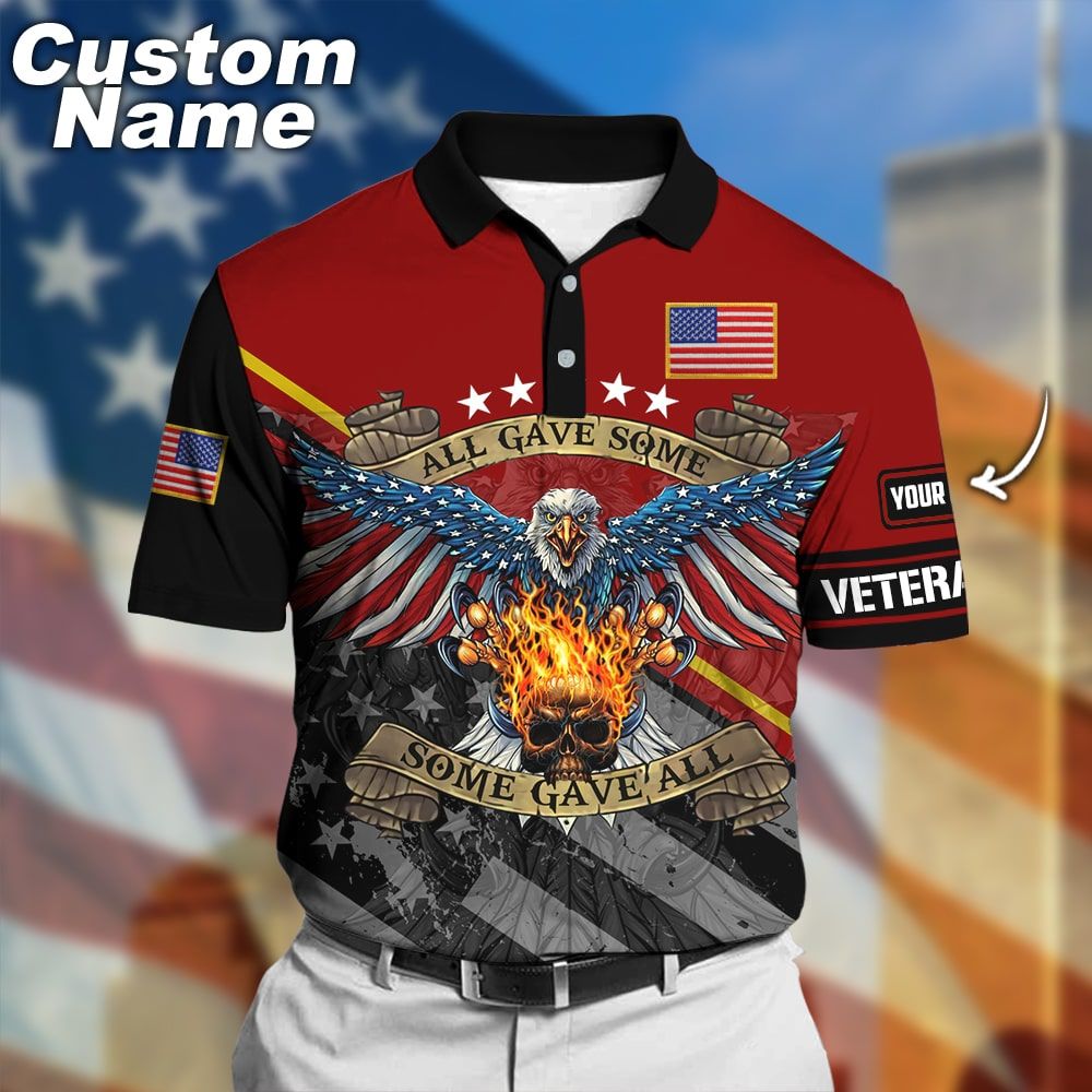 Premium Custem Personalized Name Veteran Army NVT111003