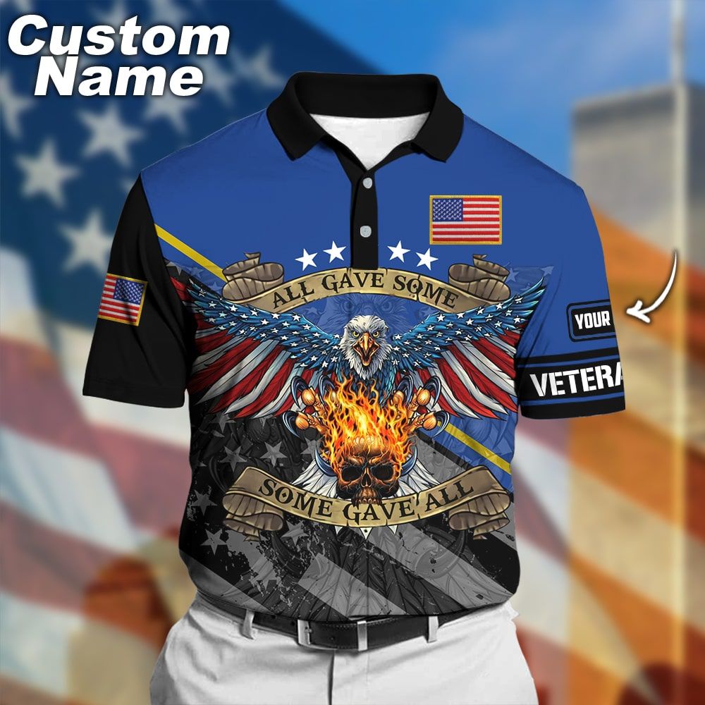 Premium Custem Personalized Name Veteran Army NVT111003