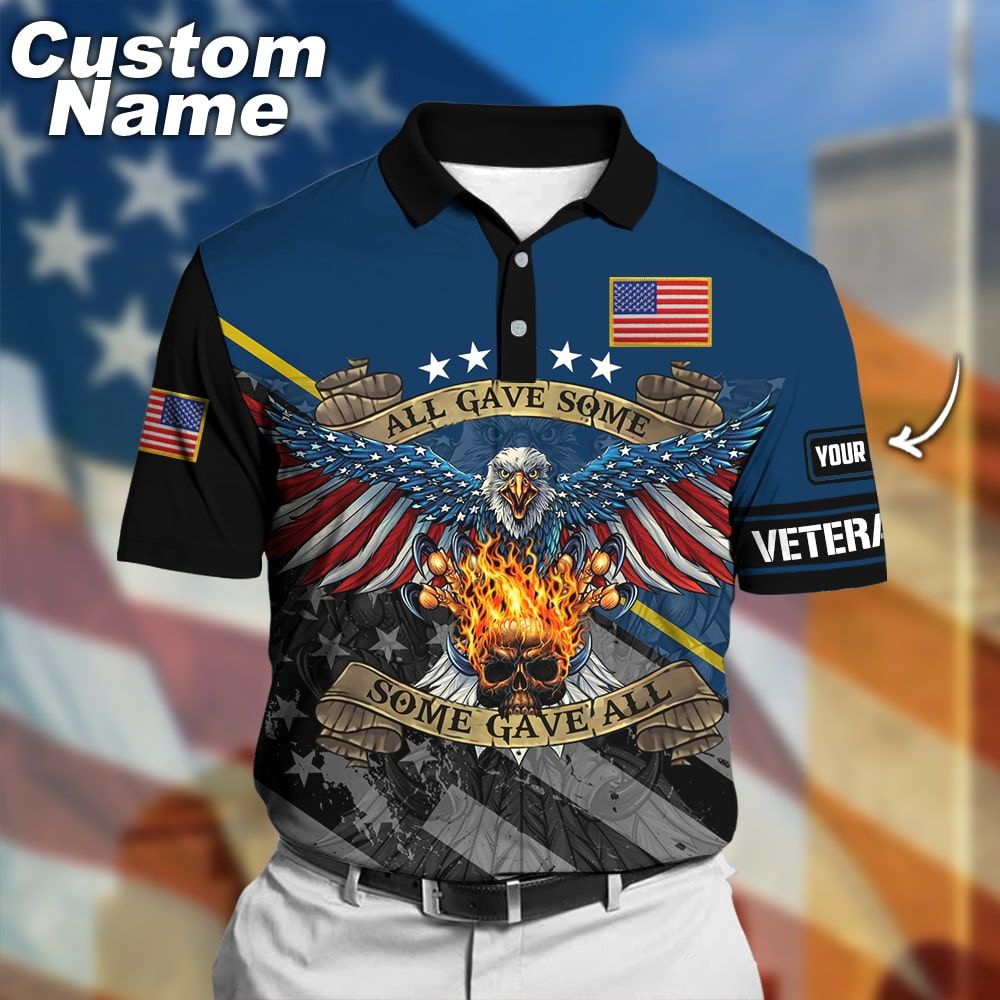 Premium Custem Personalized Name Veteran Army NVT111003