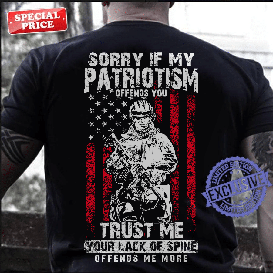 Premium America Veteran Patriostrism T-Shirt NVT241001