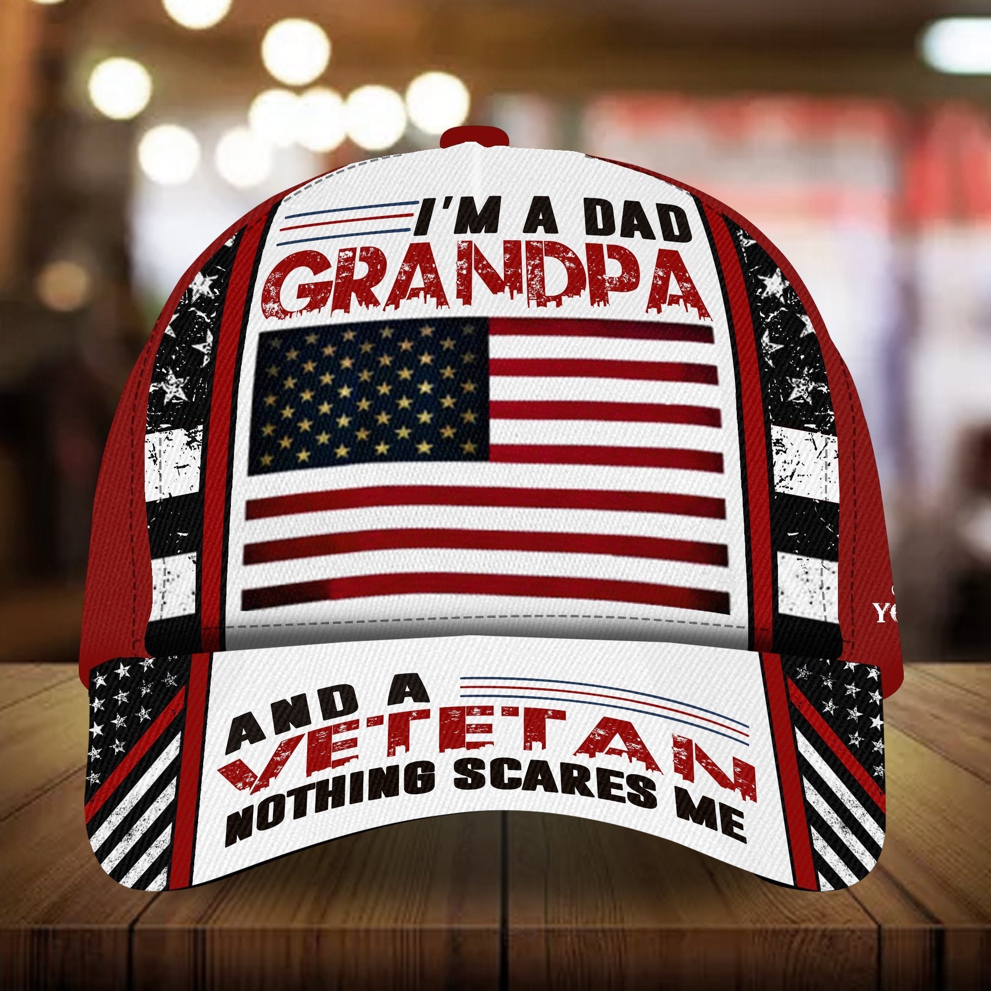 Best Premium Veteran Cap 3D Cotton Multicolor Personalized | Brosvet