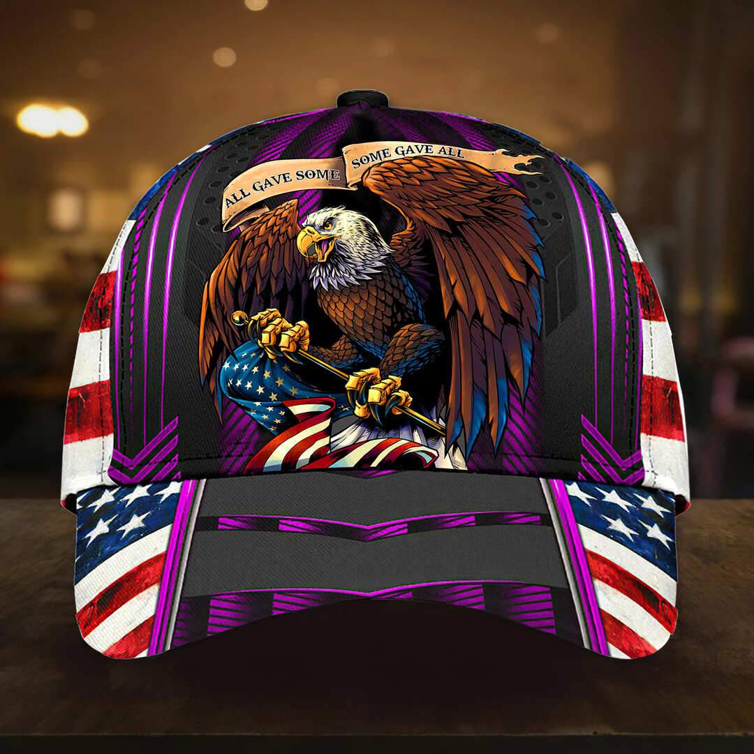 Patriotic Veteran Eagle Cap 3D | Brosvet
