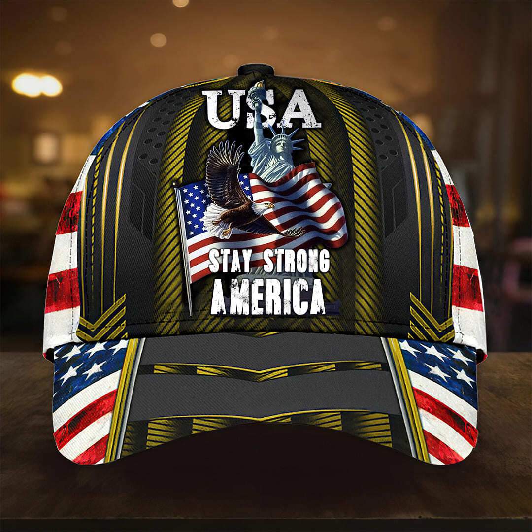 America Patriotic Eagle Cap 3D | Brosvet