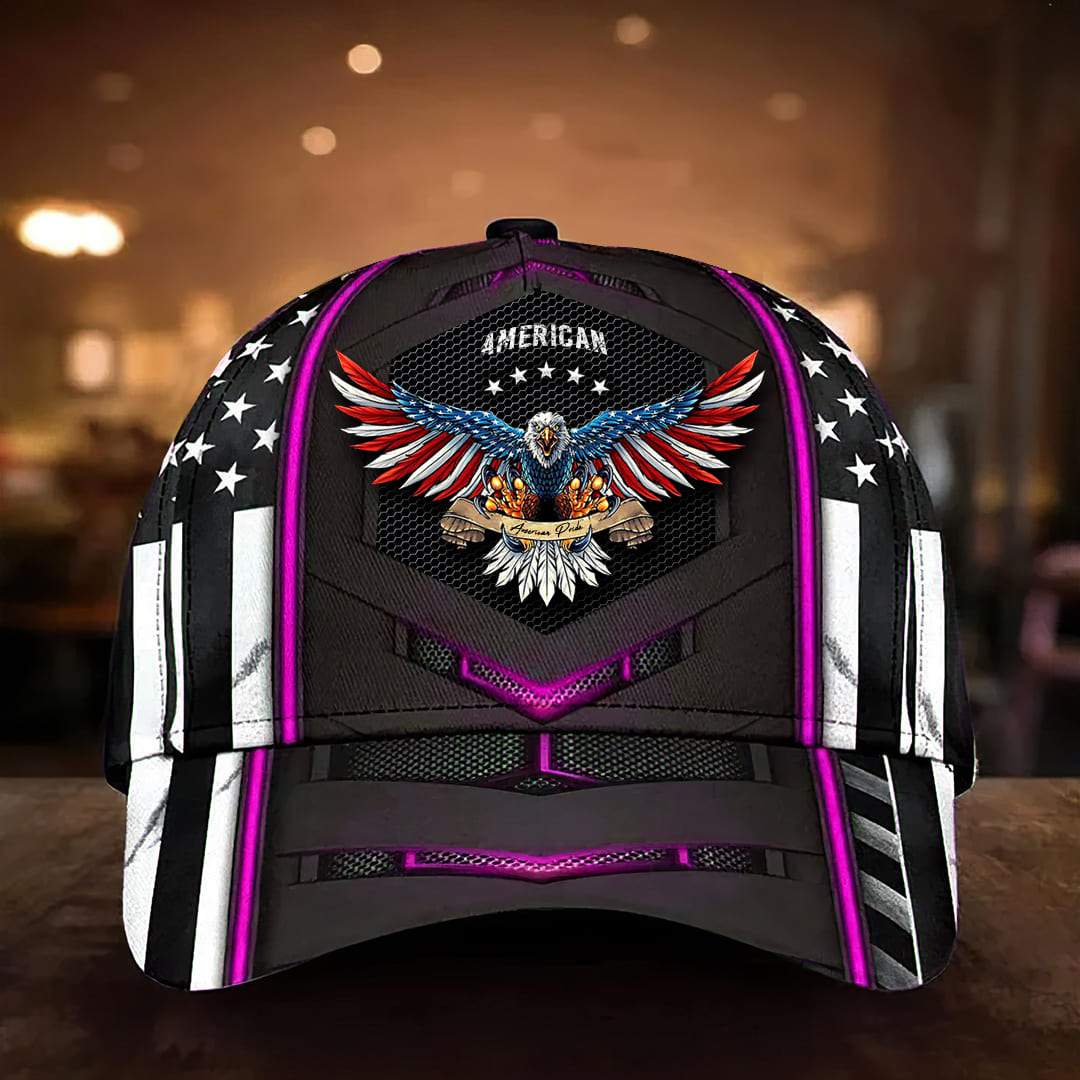 America Pride Patriotic Eagle Cap 3D | Brosvet
