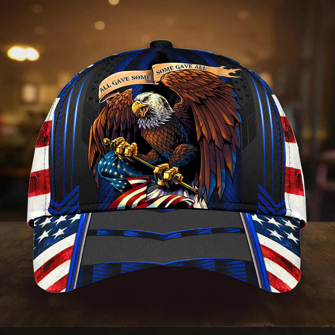 Patriotic Veteran Eagle Cap 3D | Brosvet
