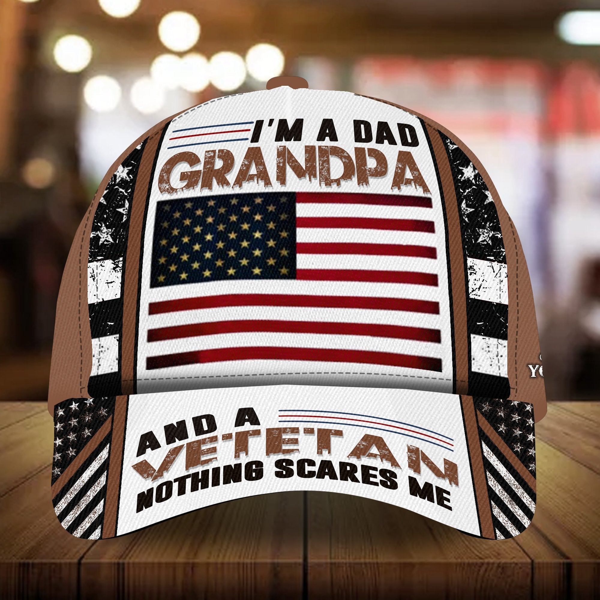 Best Premium Veteran Cap 3D Cotton Multicolor Personalized | Brosvet