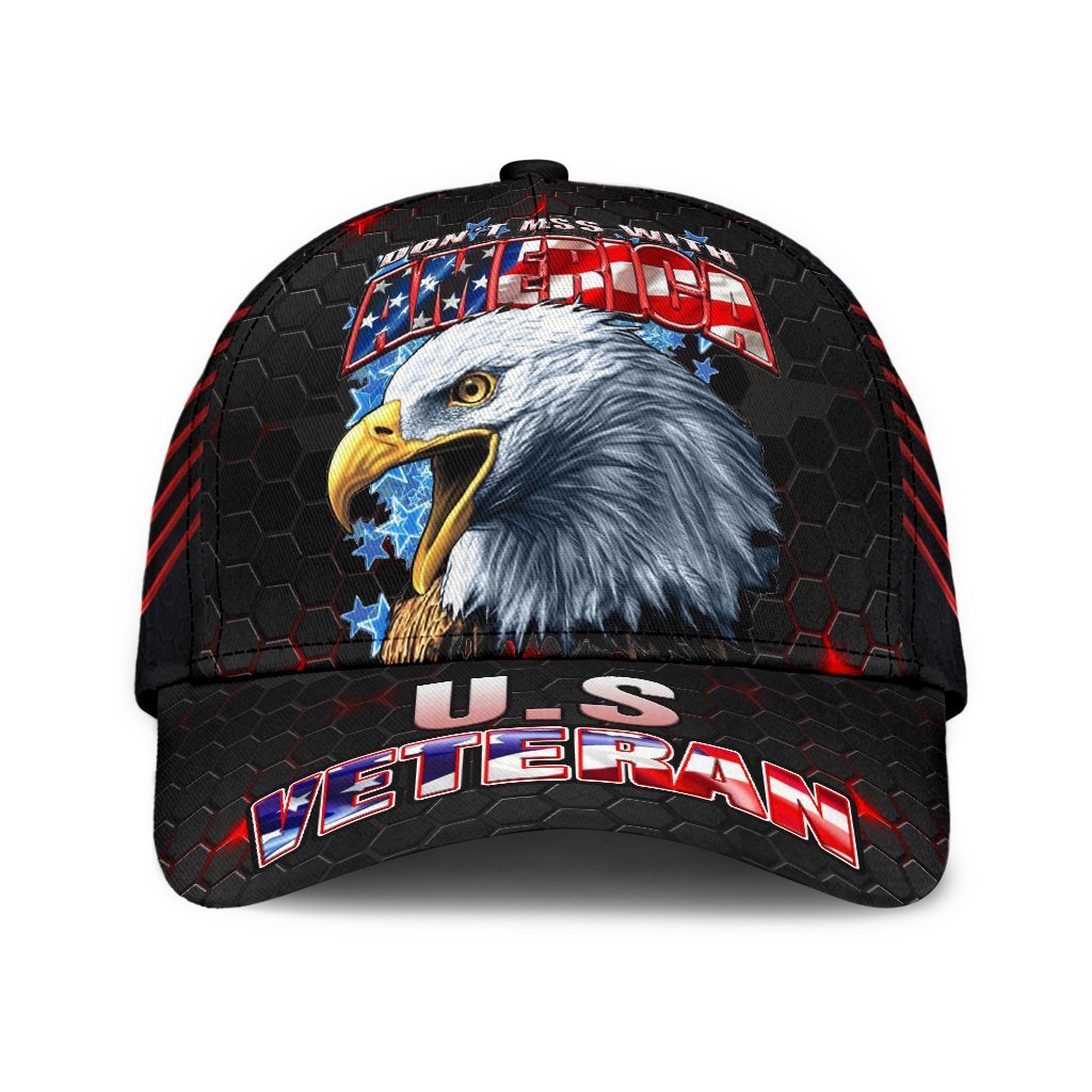 Don't Miss With American Veteran Classic Cap 3D | Brosvet