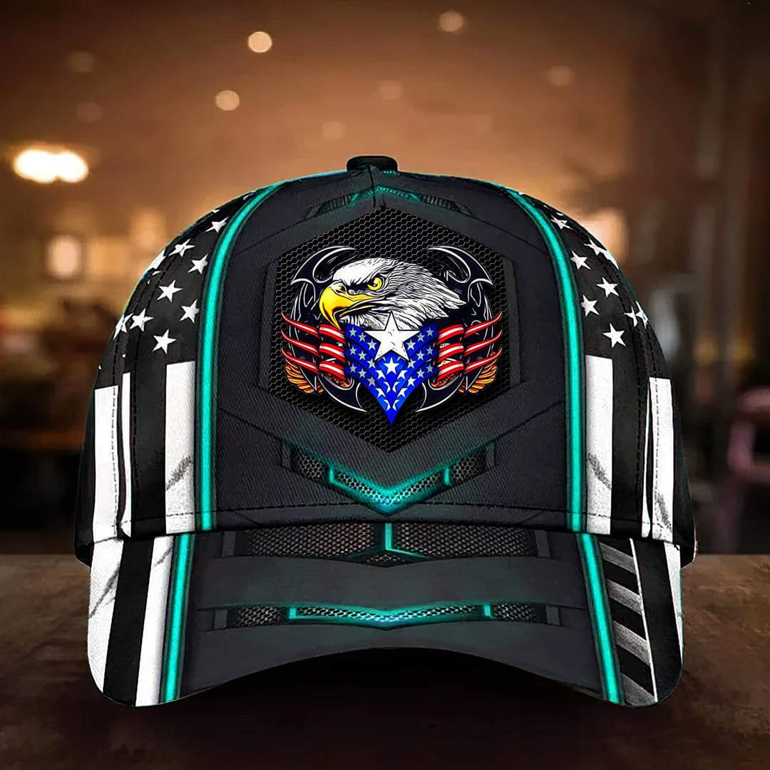 Patriotic Eagle Shield Cap 3D | Brosvet