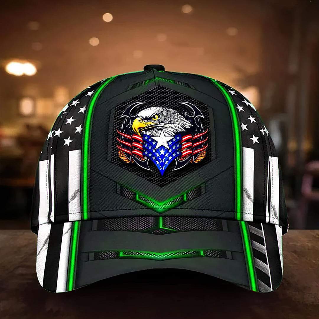 Patriotic Eagle Shield Cap 3D | Brosvet