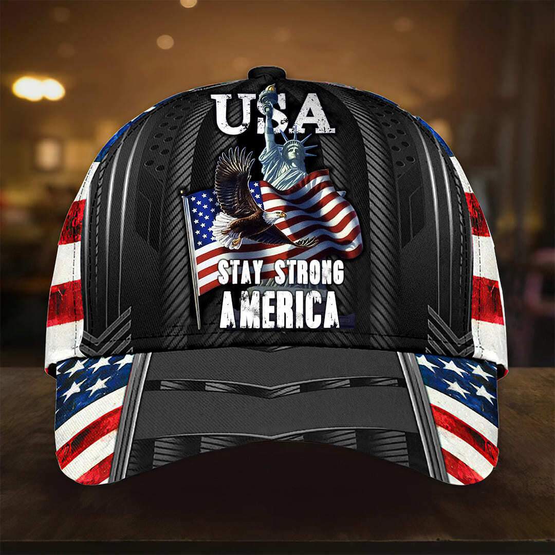America Patriotic Eagle Cap 3D | Brosvet