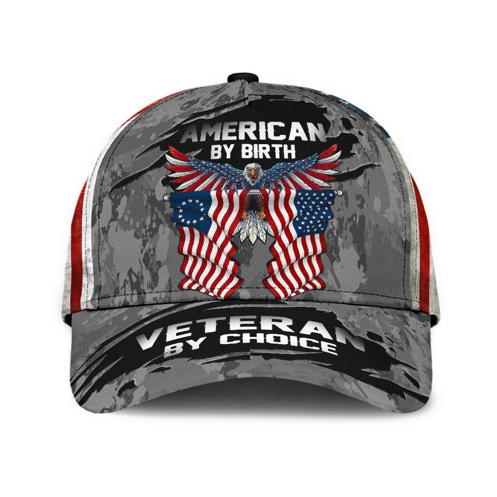 American By Birth Veteran Classic Cap 3D | Brosvet