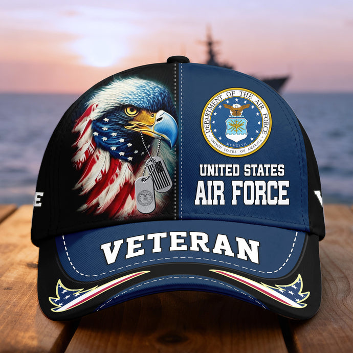 Custom Name Veterans Baseball Hat, Men's Cap, Personalized Men Cap, Gift Idea for Veterans Day, Memorial Day CAP0910202502