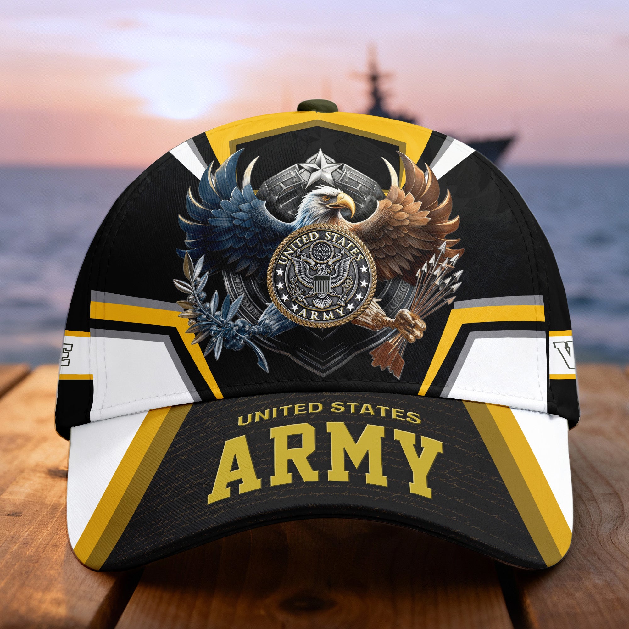 Custom Name Veterans Baseball Hat - Men's Cap, Personalized Men Cap, Gift Idea for Veterans Day, Memorial Day CAP0910202501