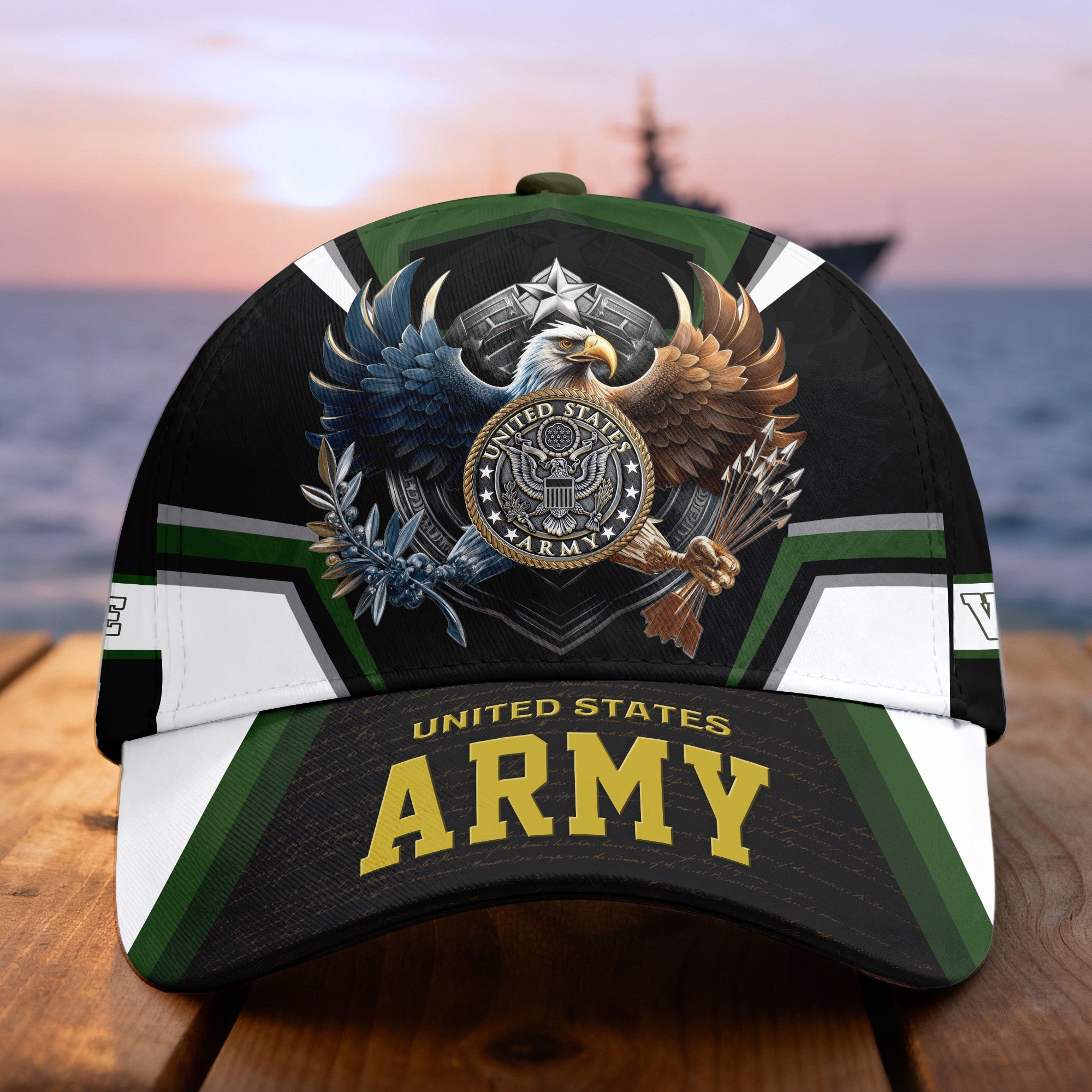 Custom Name Veterans Baseball Hat - Men's Cap, Personalized Men Cap, Gift Idea for Veterans Day, Memorial Day CAP0910202501