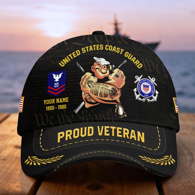Custom Name Veterans Baseball Hat, Men's Cap, Personalized Men Cap, Gift Idea for Veterans Day, Memorial Day CAP0910202502