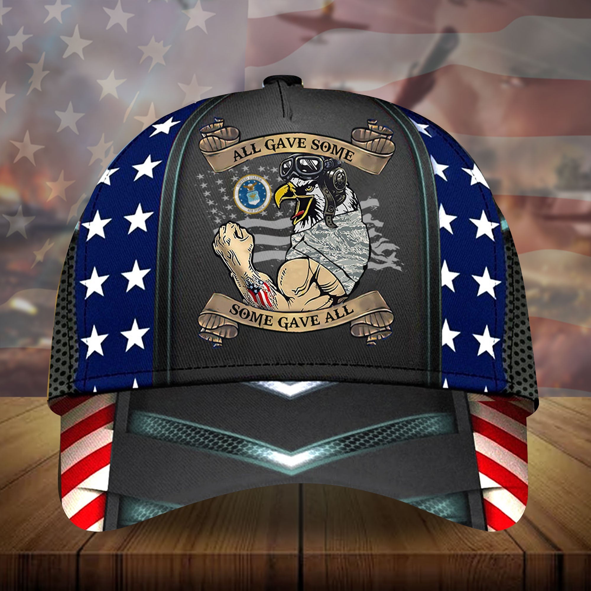 The Best Eagle U.S Veteran Cap 3D Multicolor VN131201MH