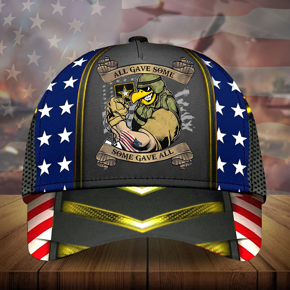 The Best Eagle U.S Veteran Cap 3D Multicolor VN131201MH
