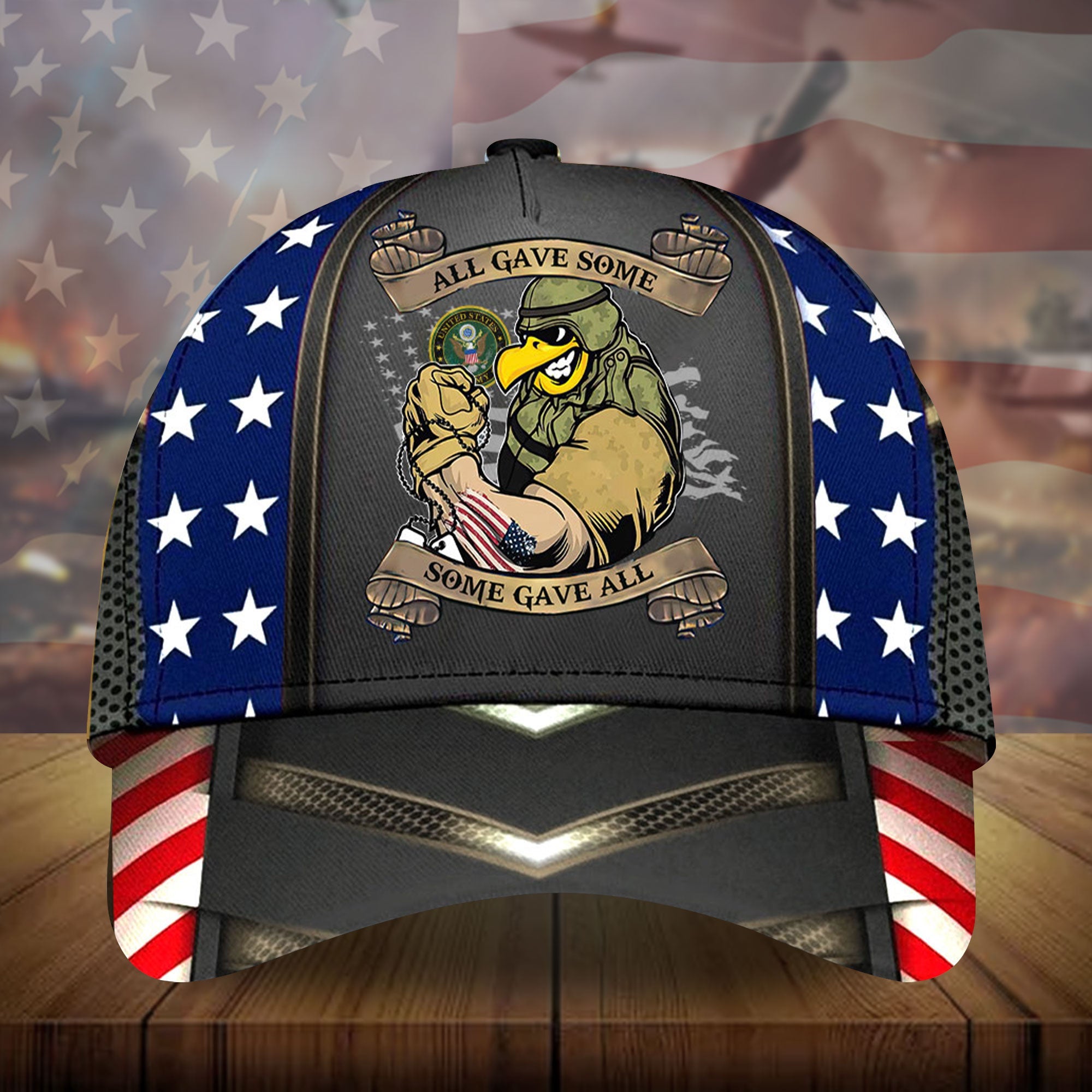 The Best Eagle U.S Veteran Cap 3D Multicolor VN131201MH