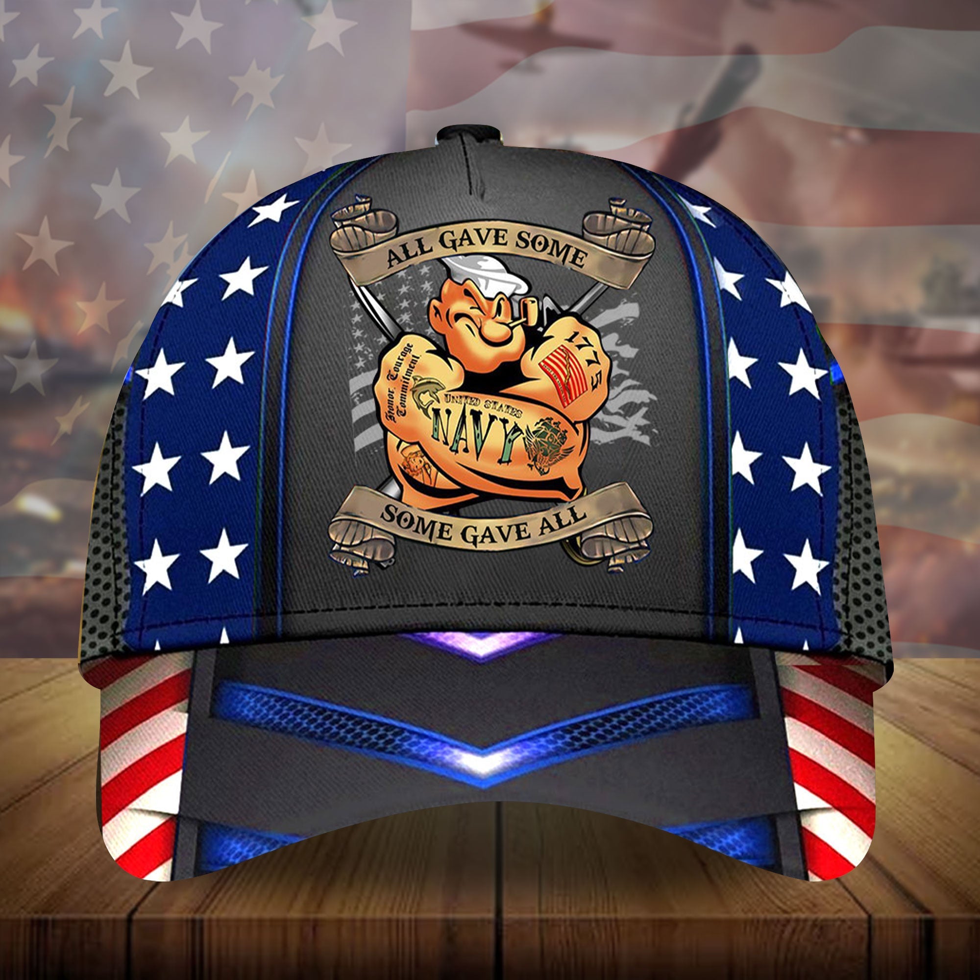 The Best Eagle U.S Veteran Cap 3D Multicolor VN131201MH