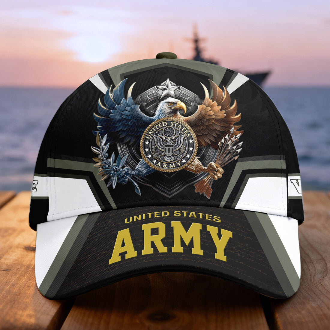 Custom Name Veterans Baseball Hat - Men's Cap, Personalized Men Cap, Gift Idea for Veterans Day, Memorial Day CAP0910202501