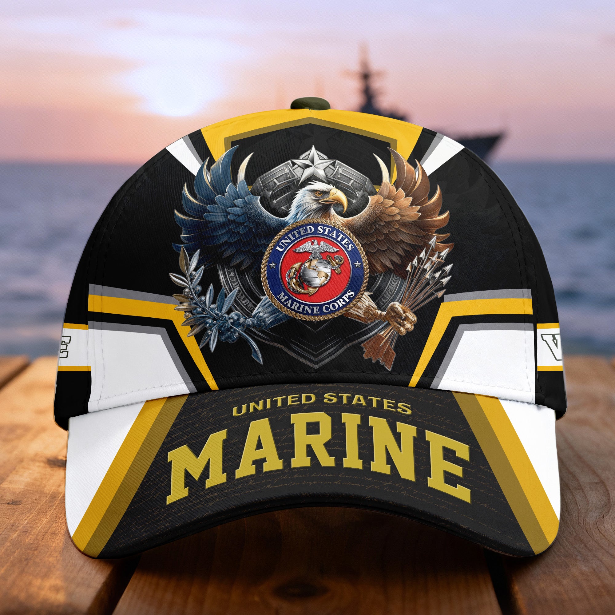 Custom Name Veterans Baseball Hat - Men's Cap, Personalized Men Cap, Gift Idea for Veterans Day, Memorial Day CAP0910202501