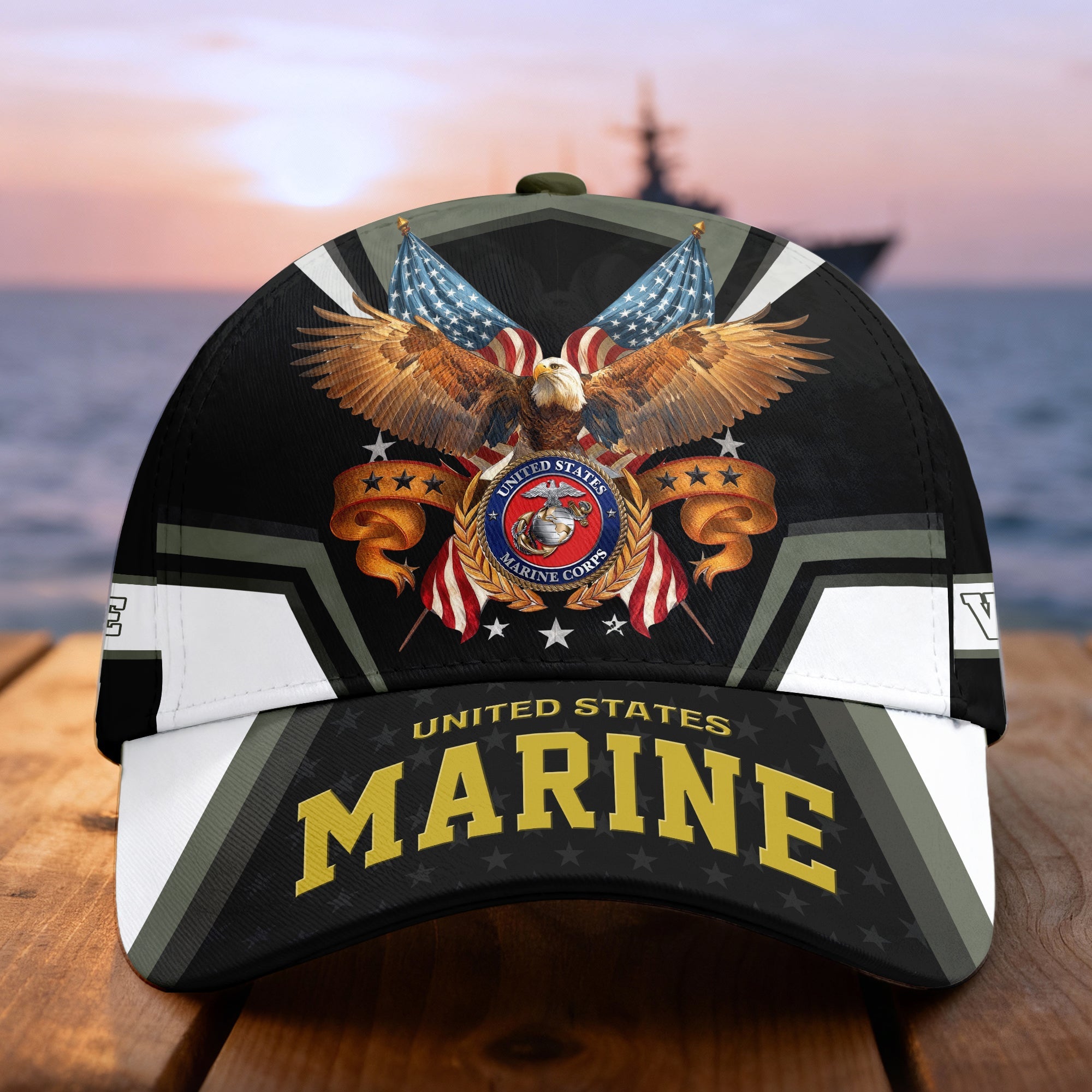 Custom Name Veterans Baseball Hat, Men's Cap, Personalized Men Cap, Gift Idea for Veterans Day, Memorial Day CAP0910202502