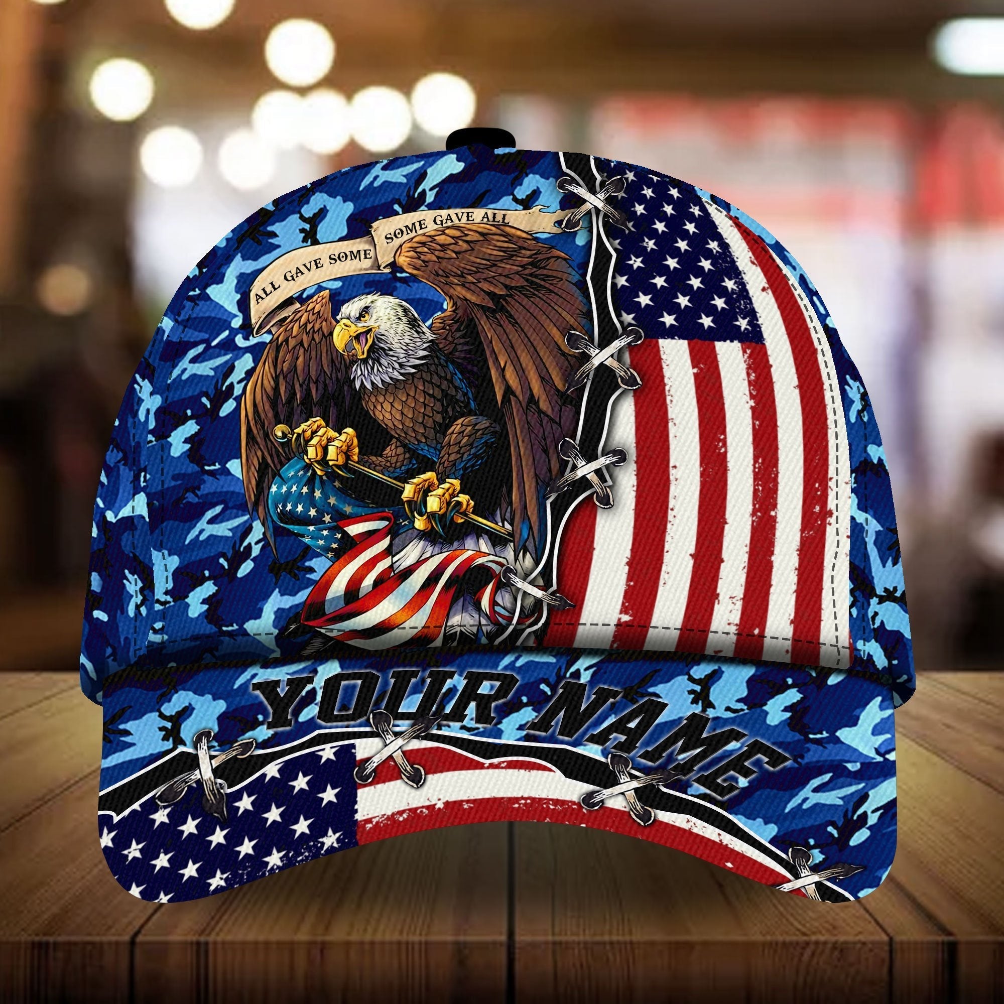All Gave Some Veteran Cap 3D Camo Personalized | Brosvet
