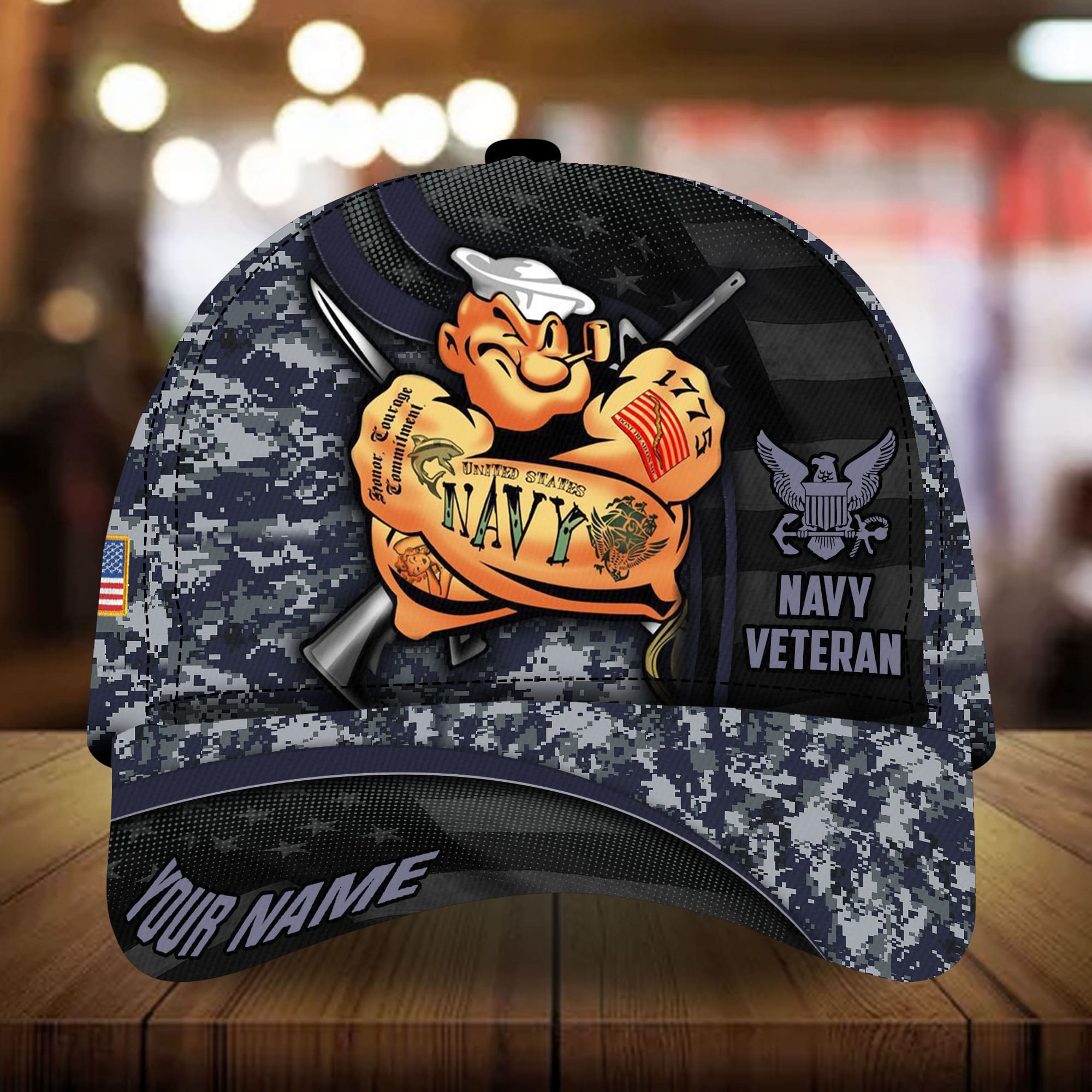 Best Premium Veteran Military Cap 3D Multicolor Personalized | Brosvet