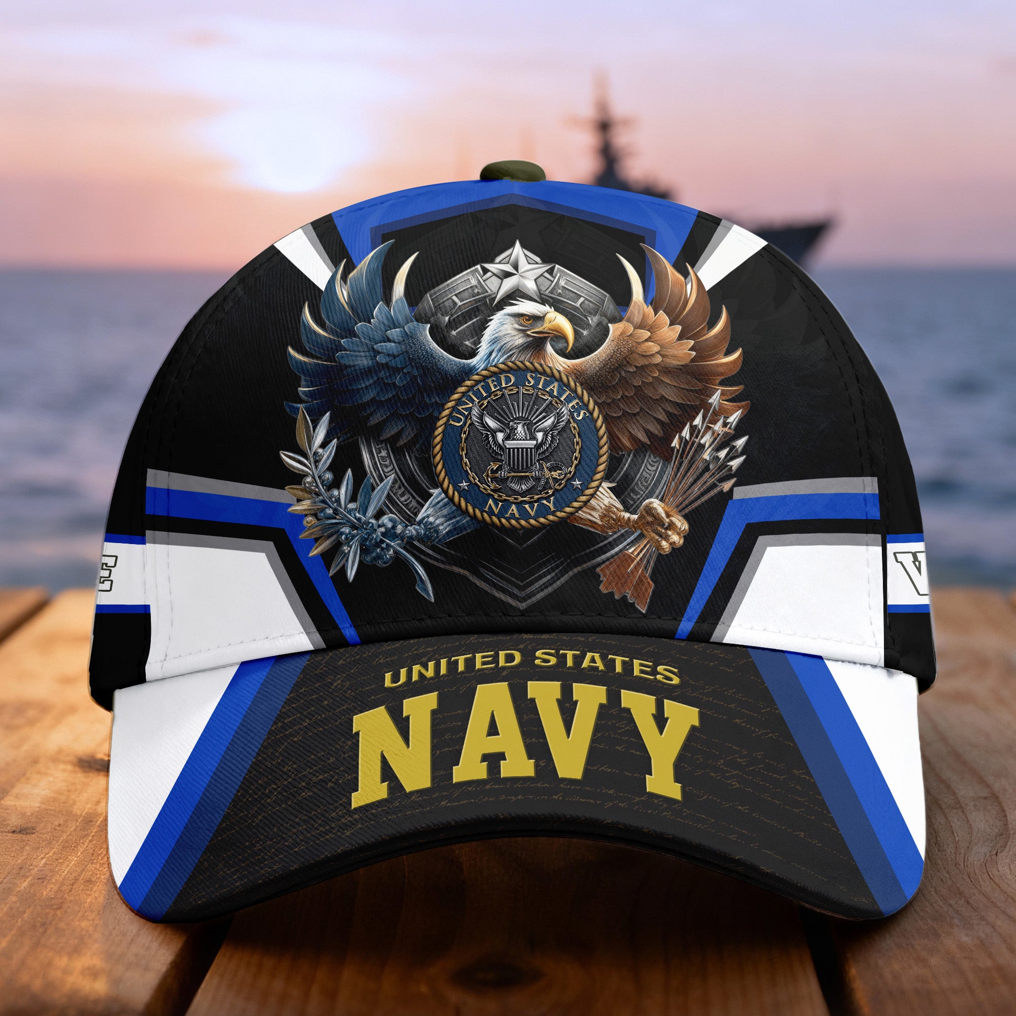 Custom Name Veterans Baseball Hat - Men's Cap, Personalized Men Cap, Gift Idea for Veterans Day, Memorial Day CAP0910202501