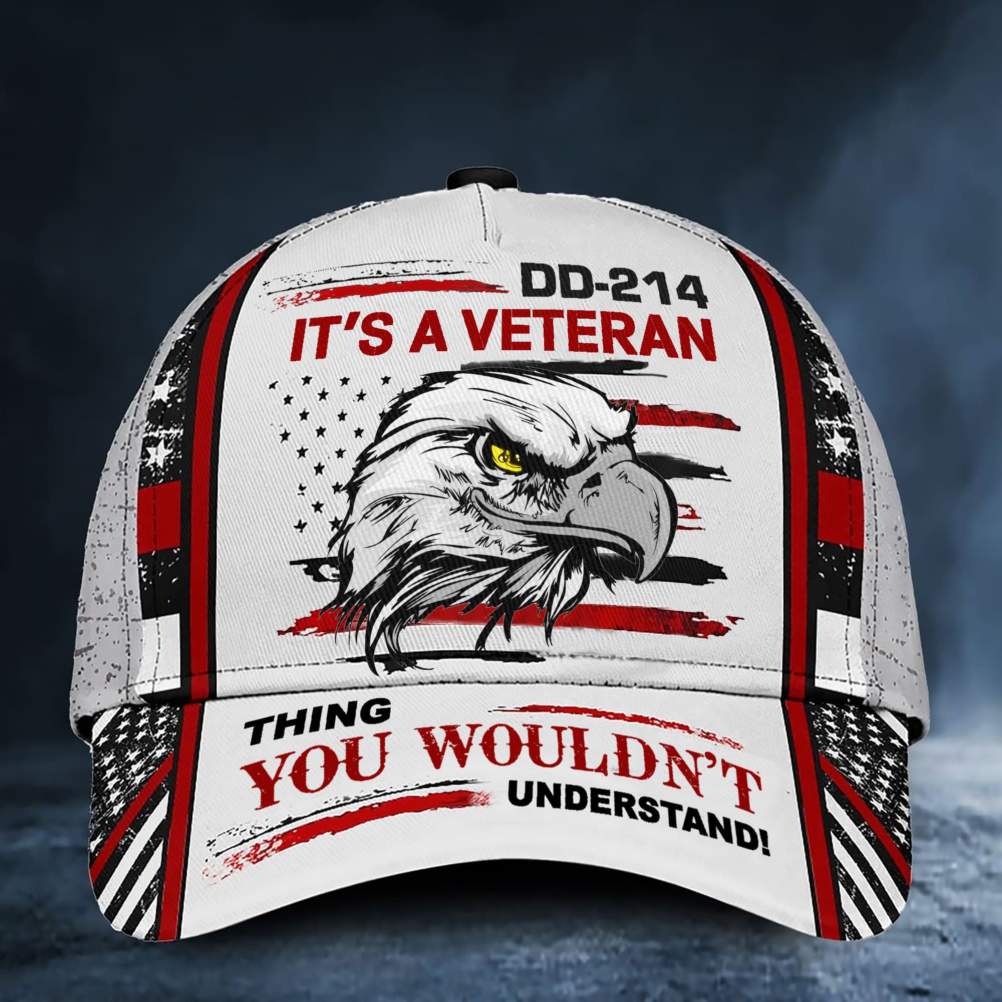 Premium DD-214 Veteran Cap 3D Multicolor | Brosvet